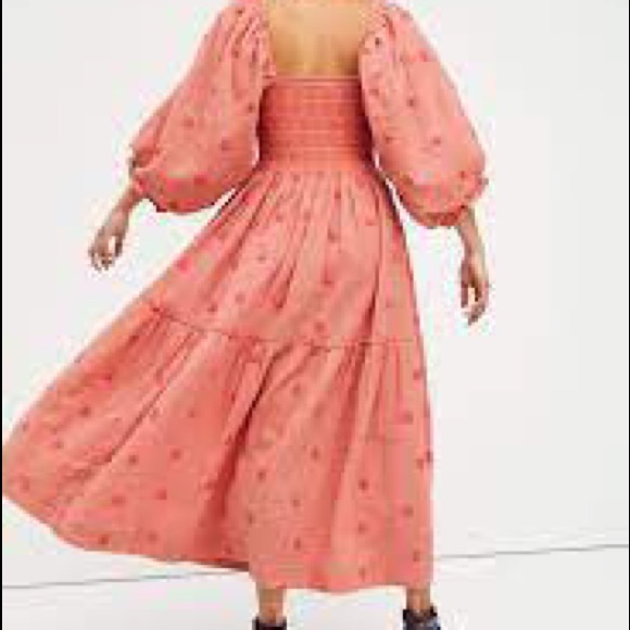 NWT FREE PEOPLE DAHLIA EMB MAXI DRESS Sz XS Z200-11 - Picture 3 of 4